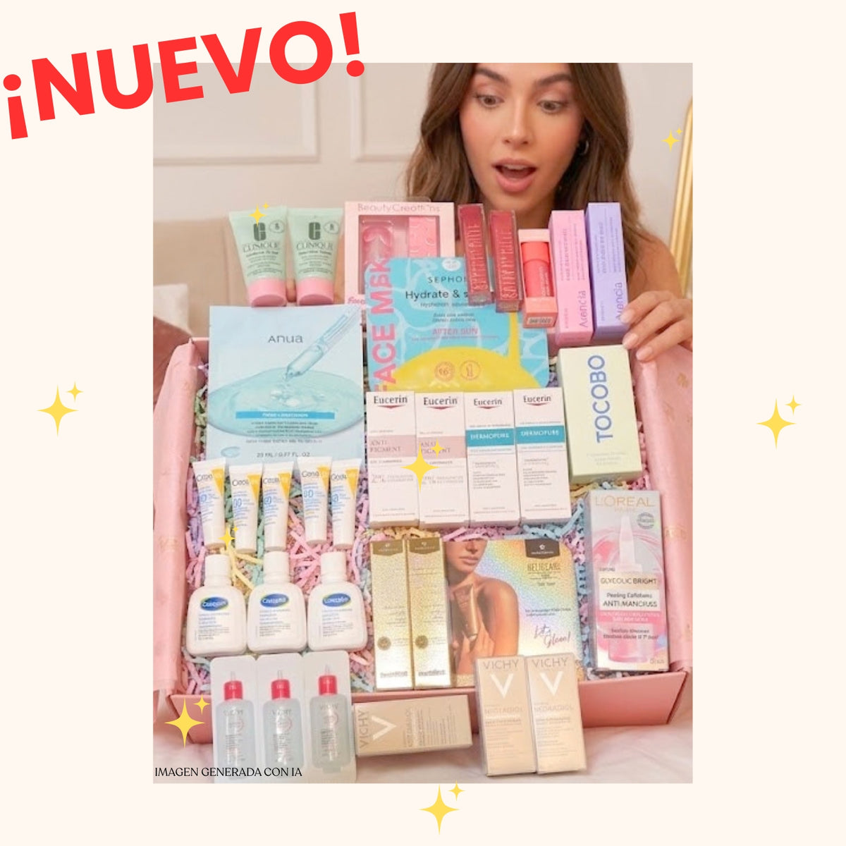 ¡EDICIÓN LIMITADA! Kit Sorpresa Skincare + Makeup 34pz