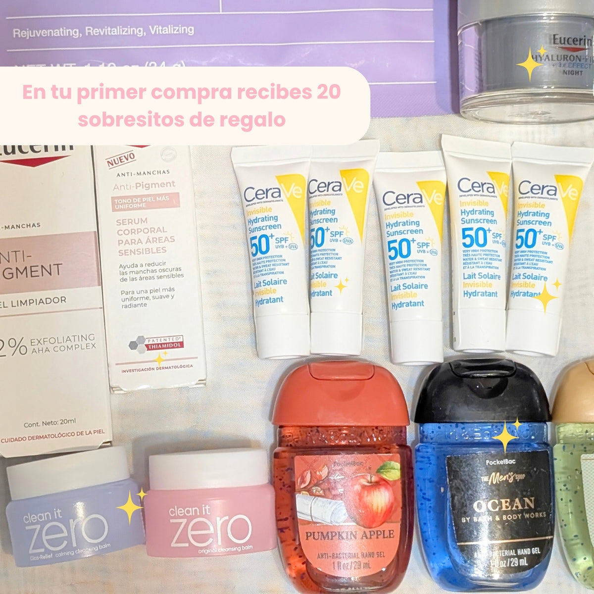 ¡NUEVO! Kit Sorpresa Skincare + Makeup 30 pz