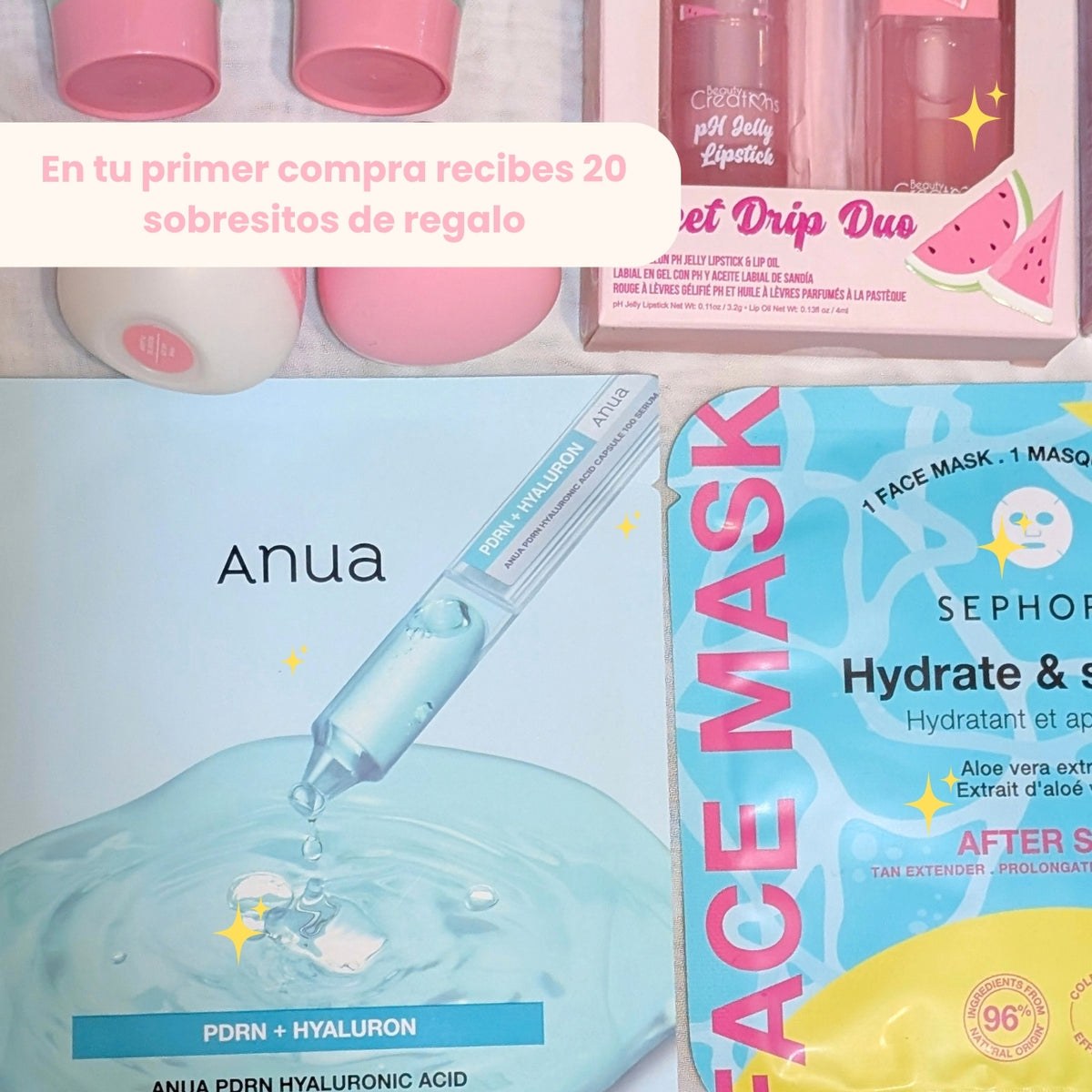 ¡EDICIÓN LIMITADA! Kit Sorpresa Skincare + Makeup 34pz