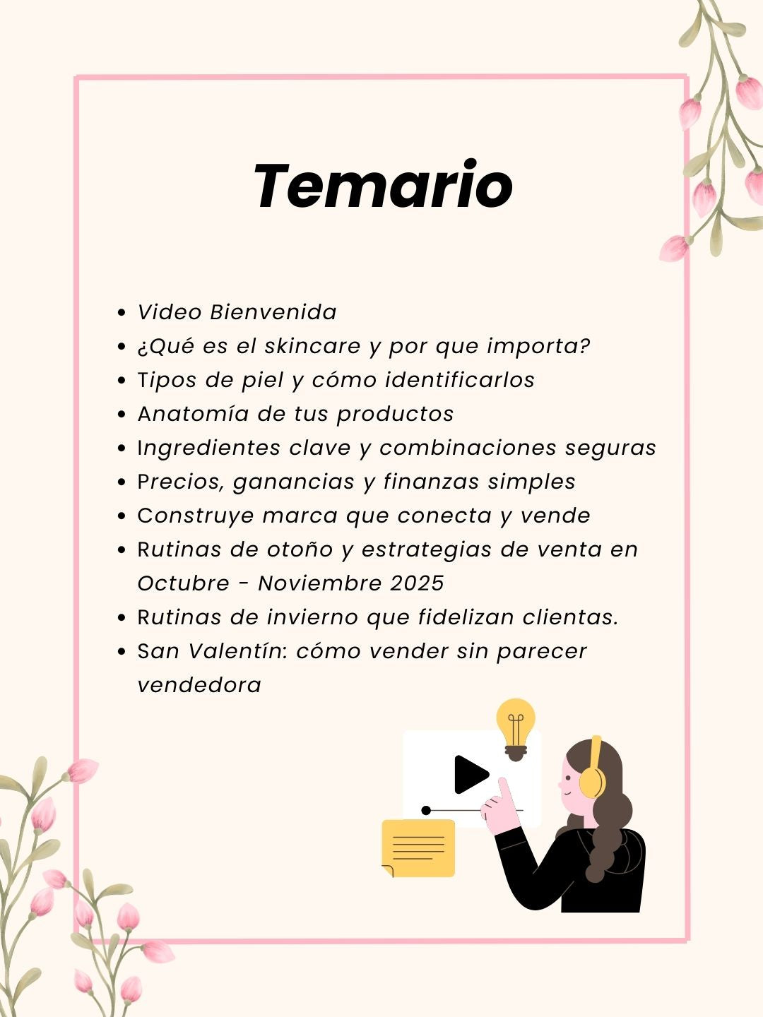 KIT FIORE - CURSO COMPLETO DE SKINCARE