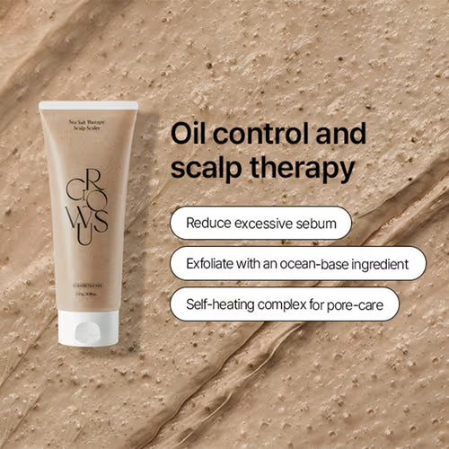 GROWUS Sea Salt Therapy Scalp Scaler