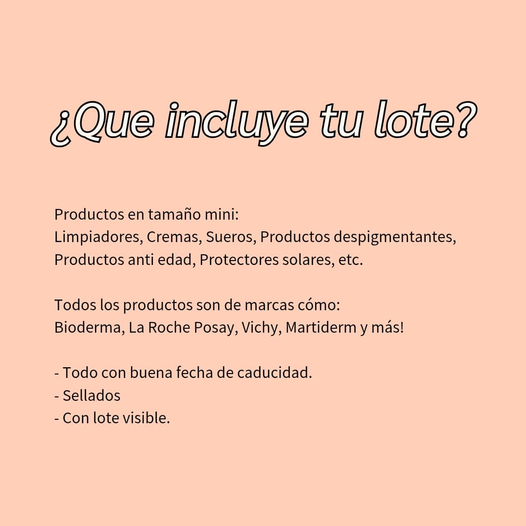 Lote Mini Fiore - Variedad de minis K-beauty para emprender o probar